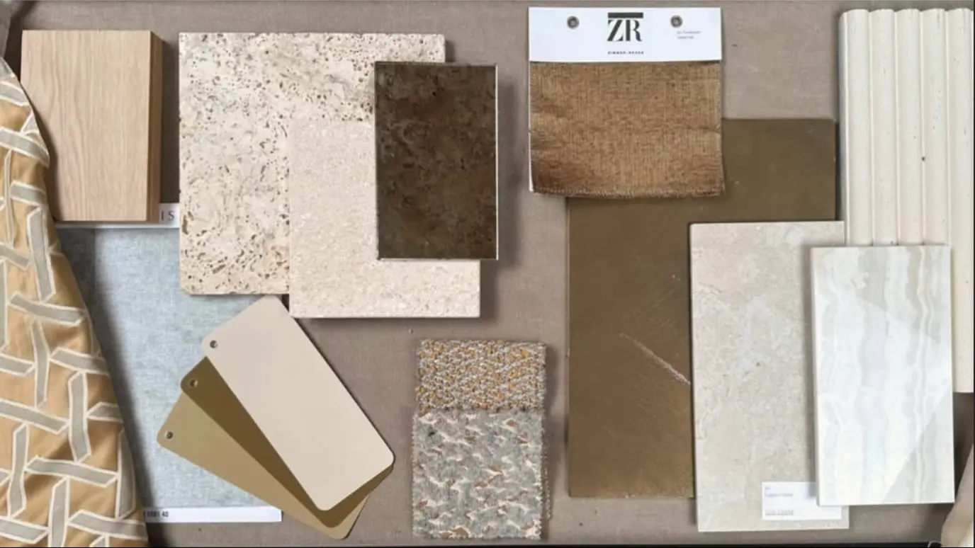 Moodboard luxe villa